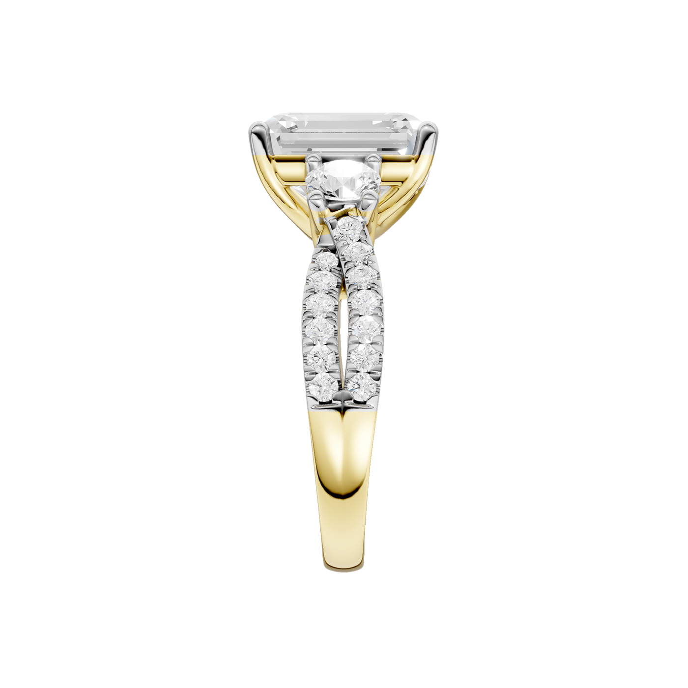 14K 4.00CT Lab Grown Diamond Engagement Ring - Image 2