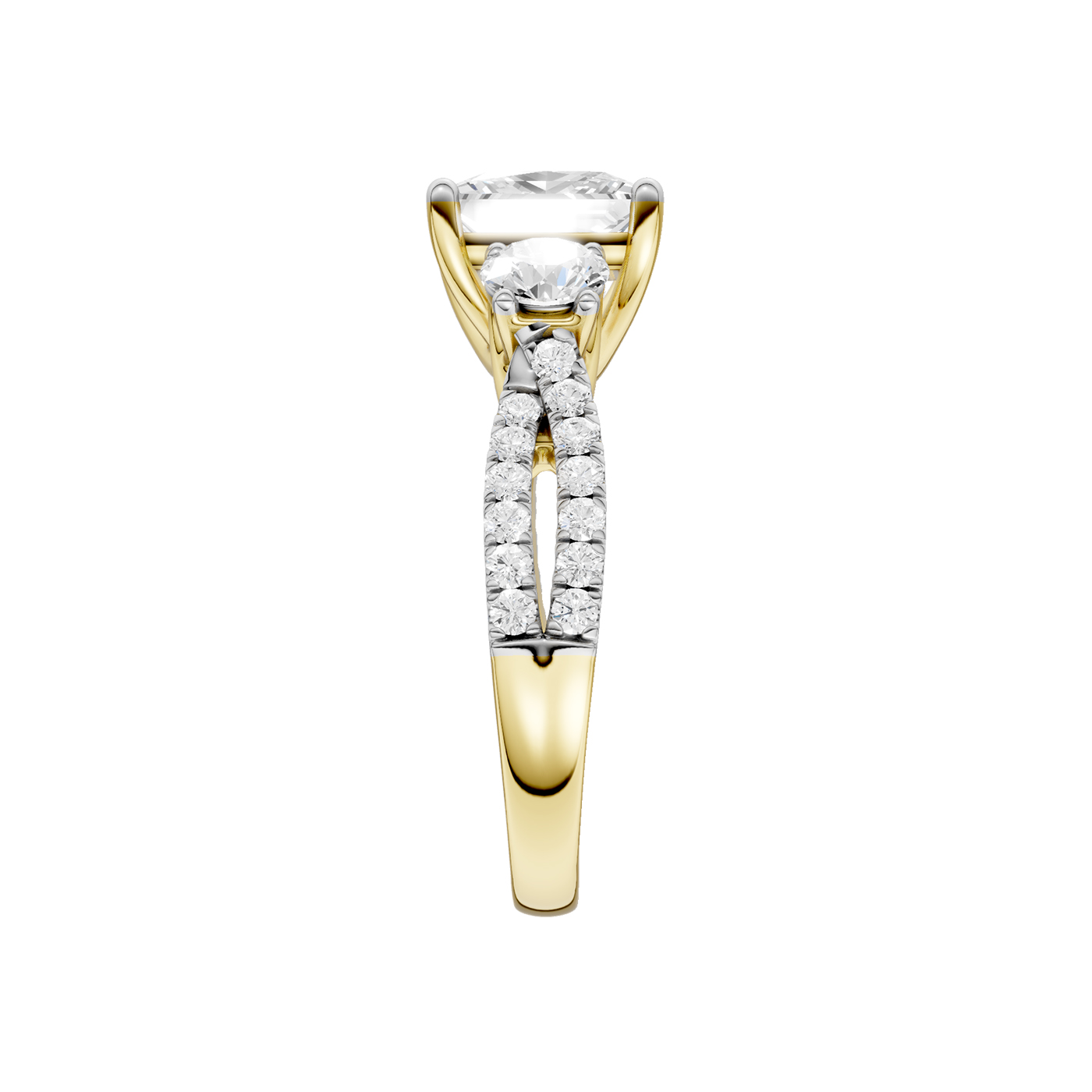 14K 4.00CT Lab Grown Diamond Engagement Ring - Image 2