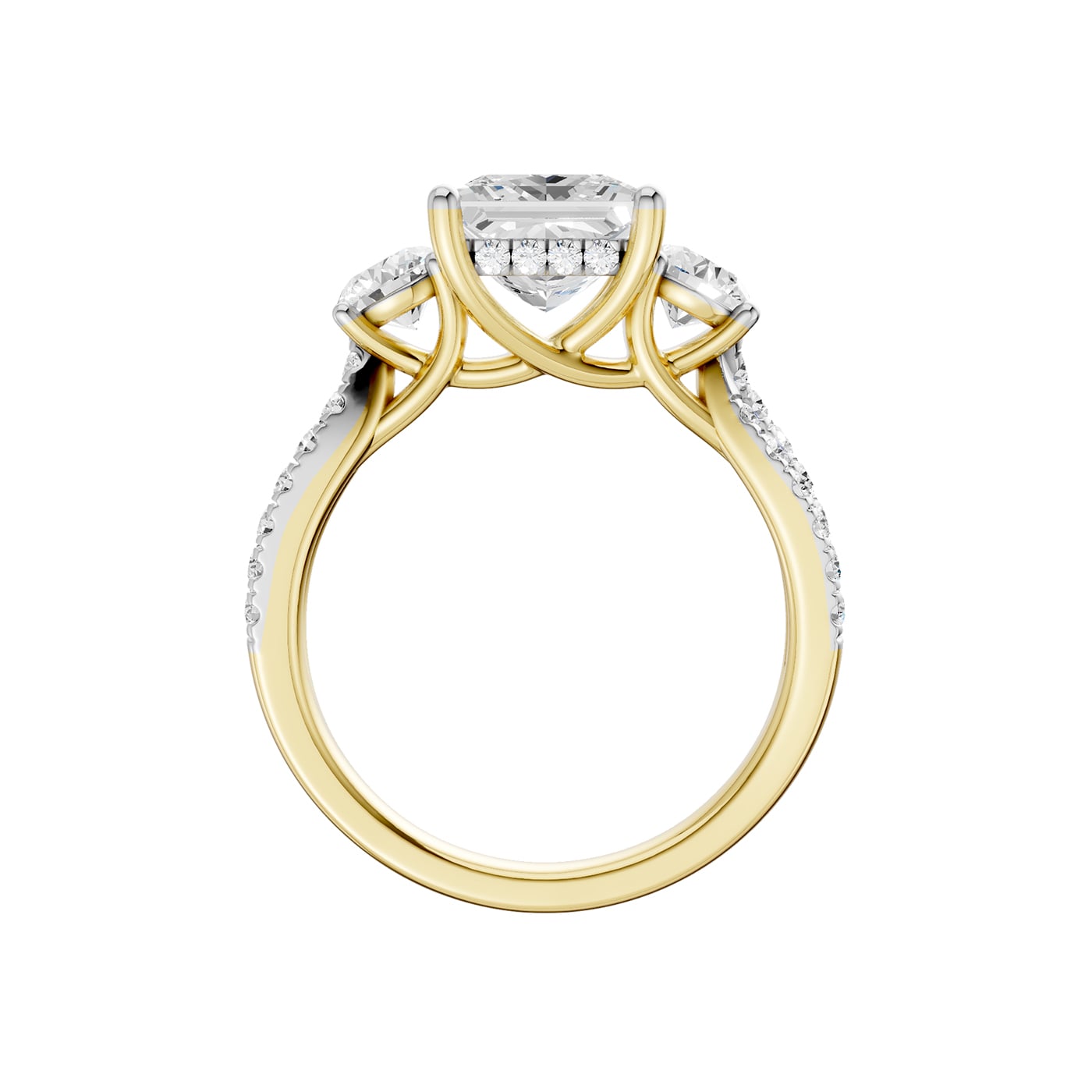 14K 4.00CT Lab Grown Diamond Engagement Ring - Image 3