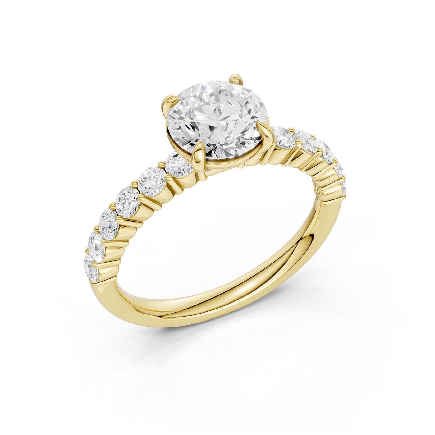 14K 2.00CT Lab Grown Diamond Engagement Ring - Image 4