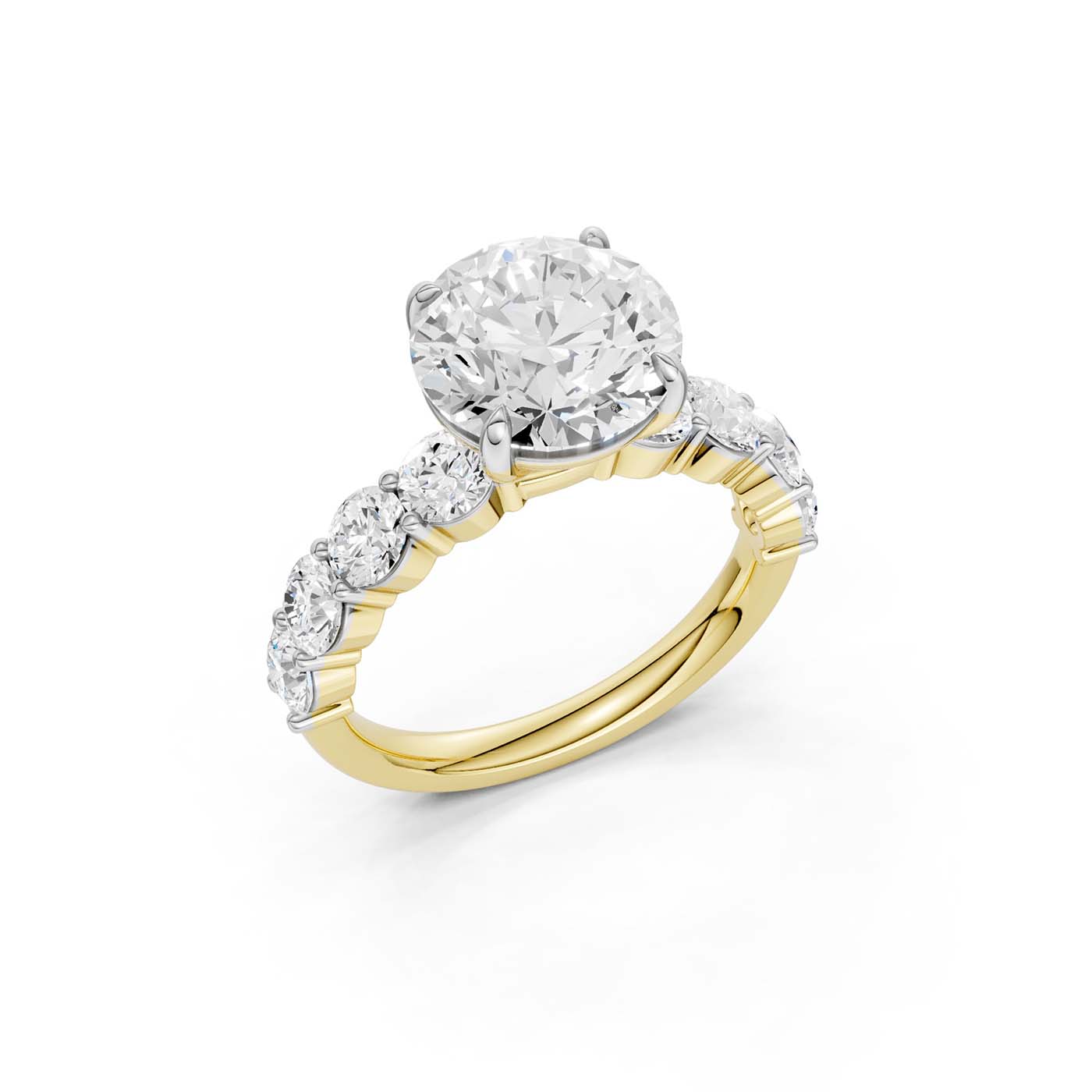 14K 4.50CT Lab Grown Diamond Engagement Ring - Image 4