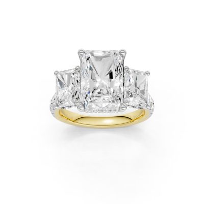14K 8.50CT Lab Grown Diamond Engagement Ring