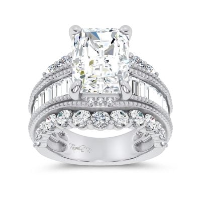 14K 7.33CT Certified Lab Grown Engagement Ring