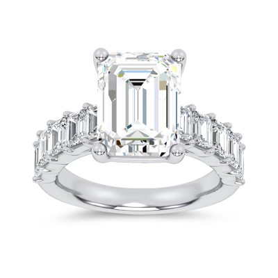 14K 7.00CT Certified Lab Grown Engagement Ring
