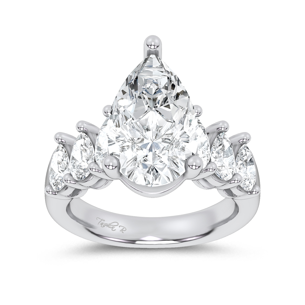14K 6.60CT Certified Lab Grown Engagement Ring