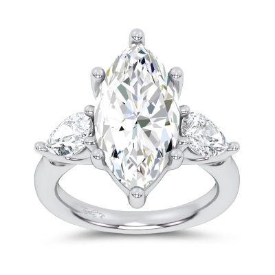 14K 6.00CT Certified Lab Grown Engagement Ring