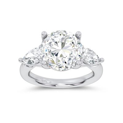 14K 6.00CT Certified Lab Grown Engagement Ring