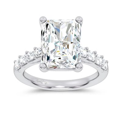 14K 5.72CT Certified Lab Grown Engagement Ring
