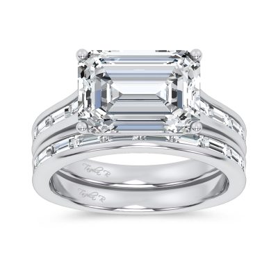 14K 5.72CT Certified Lab Grown Diamond Bridal Set