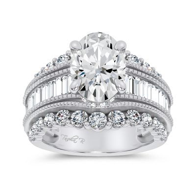 14K 5.12CT Certified Lab Grown Engagement Ring
