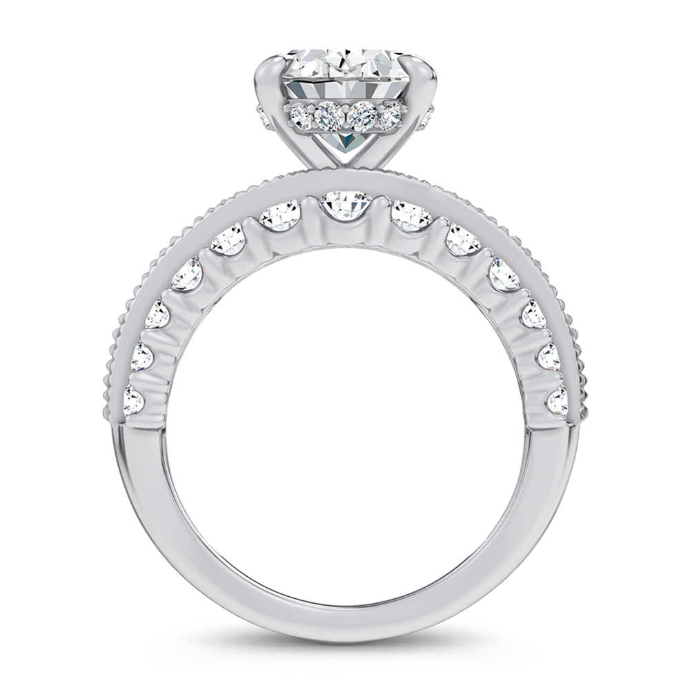 14K 5.12CT Certified Lab Grown Engagement Ring - Image 3