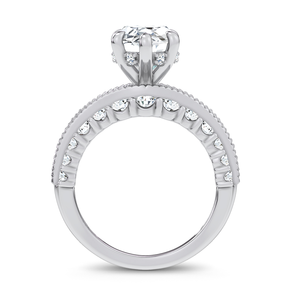 14K 5.72CT Certified Lab Grown Engagement Ring - Image 3