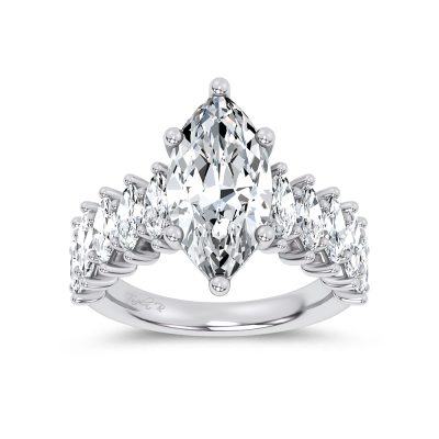14K 4.60CT Certified Lab Grown Engagement Ring
