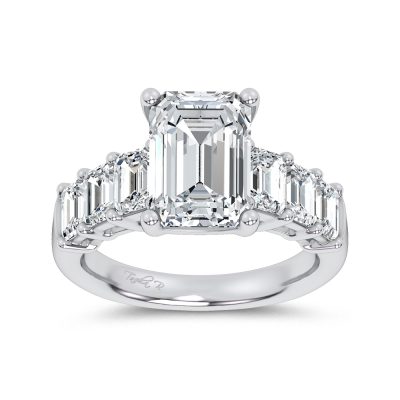 14K 4.50CT Certified Lab Grown Engagement Ring