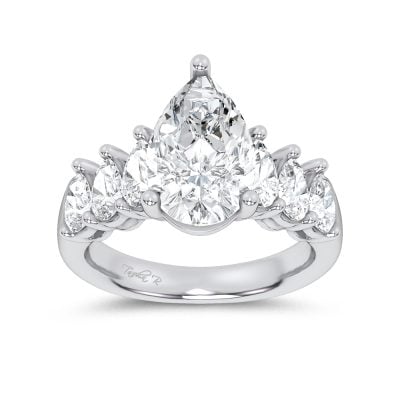 14K 4.22CT Certified Lab Grown Engagement Ring