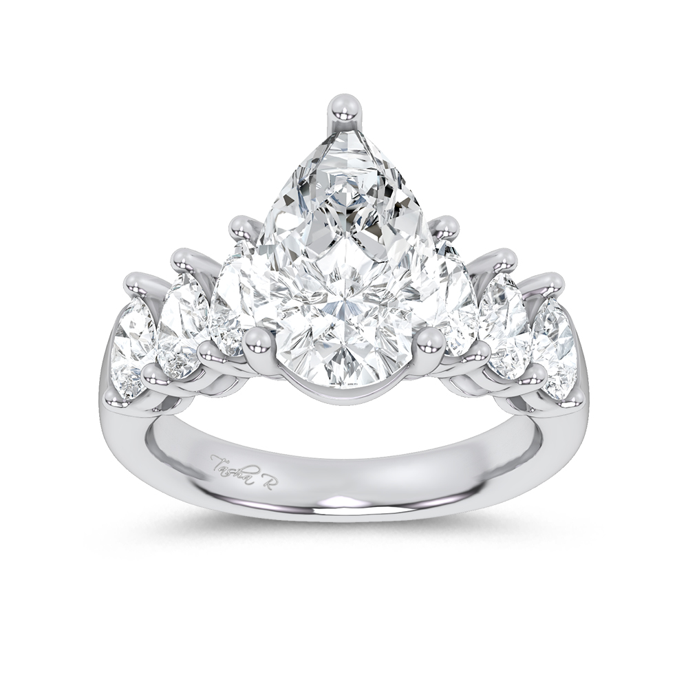 14K 4.22CT Certified Lab Grown Engagement Ring