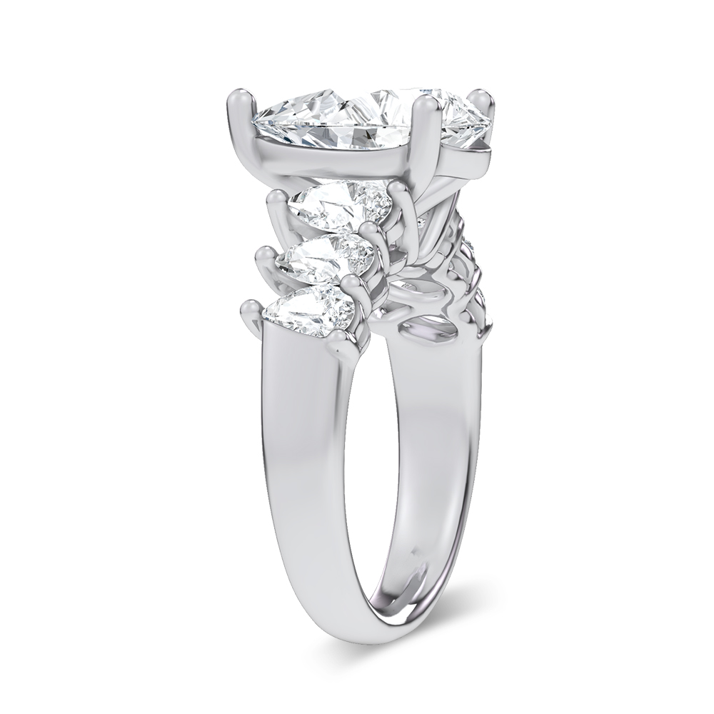 14K 4.22CT Certified Lab Grown Engagement Ring - Image 2