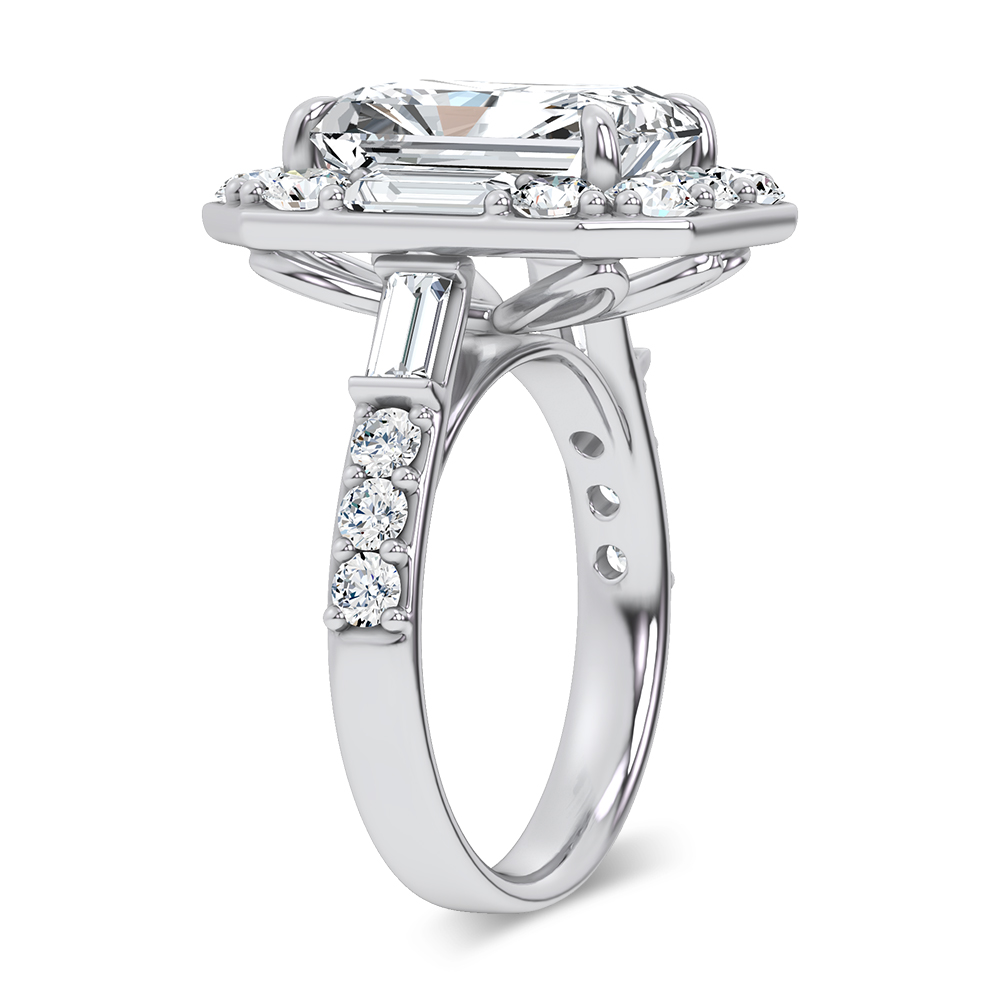 14K 4.20CT Certified Lab Grown Engagement Ring - Image 2