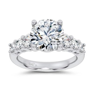 14K 3.93CT Lab Diamond Ring