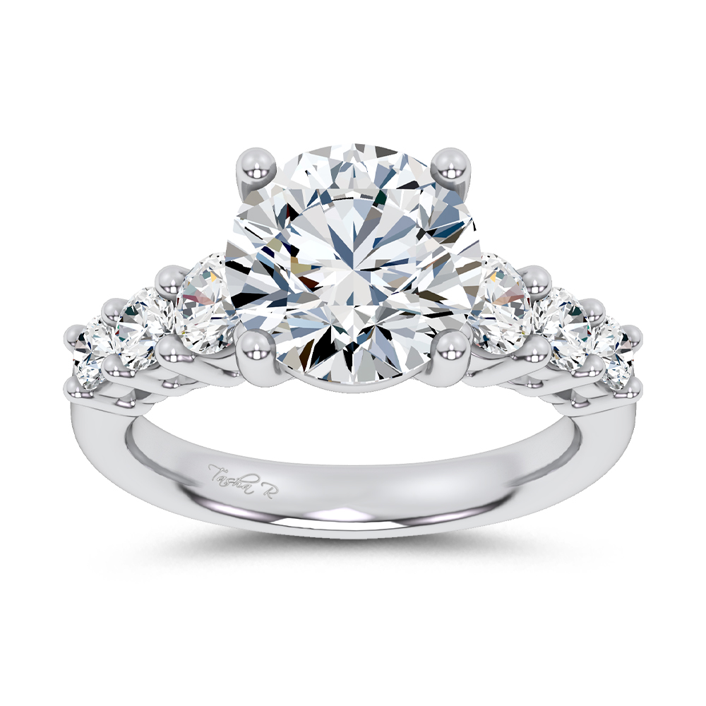 14K 3.93CT Lab Diamond Ring