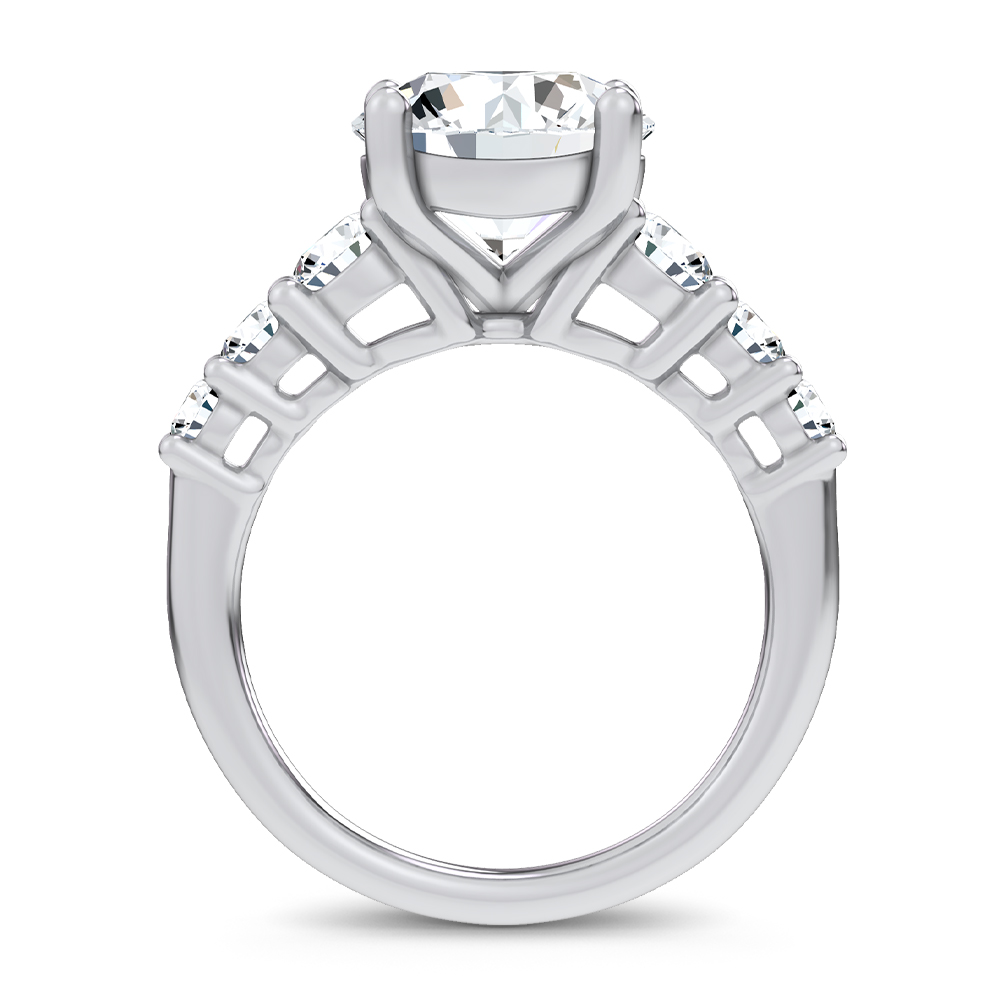 14K 3.93CT Lab Diamond Ring - Image 3