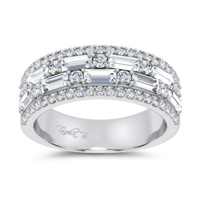 14K 1.25CT Certified Lab Grown Band