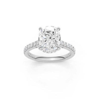 14K 4.50CT Lab Grown Diamond Engagement Ring