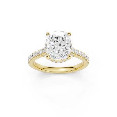 14K 4.50CT Lab Grown Diamond Engagement Ring