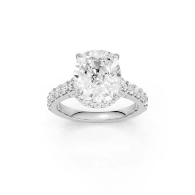 14K 6.00CT Lab Grown Diamond Engagement Ring