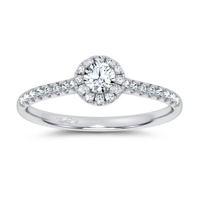 14K 0.40CT Certified Lab Grown Promise Ring
