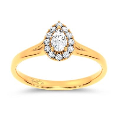 14K 0.33CT Certified Lab Grown Ring