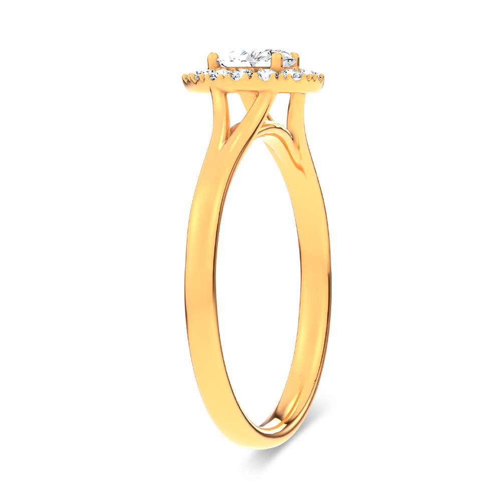 14K 0.33CT Certified Lab Grown Ring - Image 2