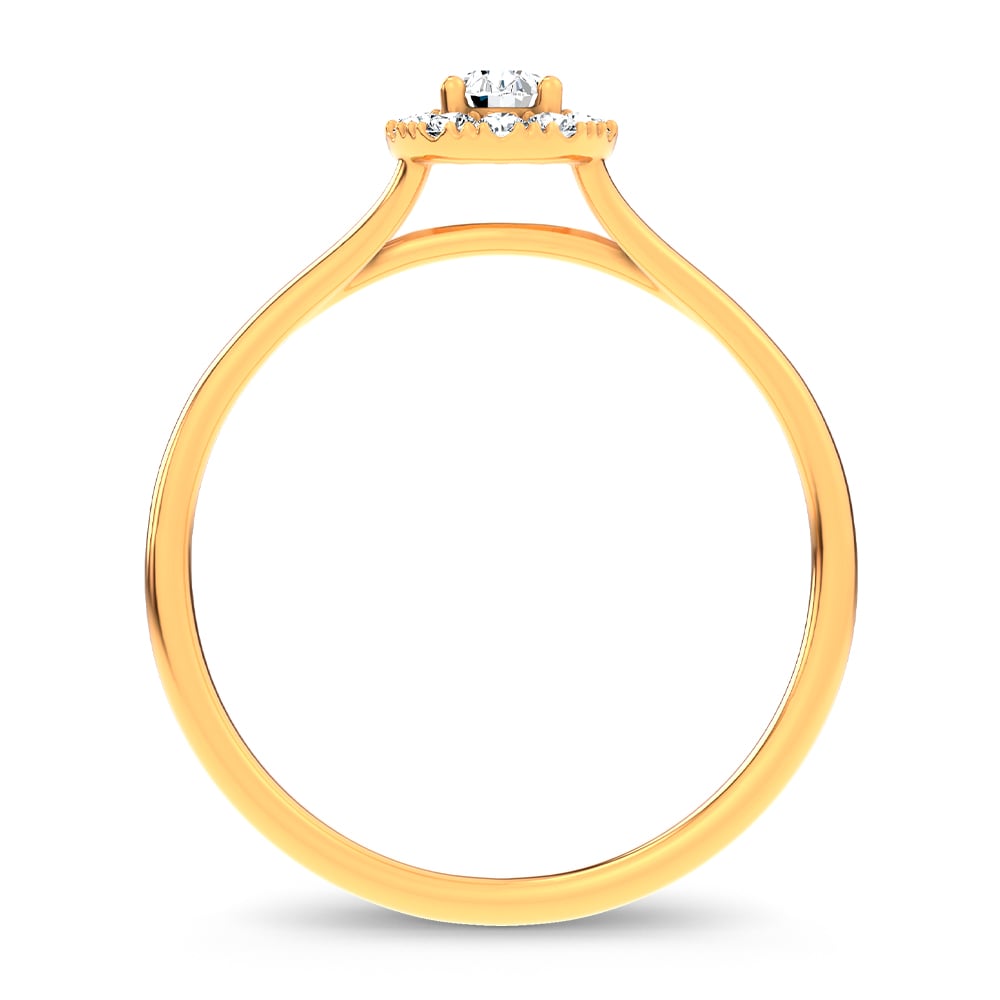 14K 0.33CT Certified Lab Grown Ring - Image 3