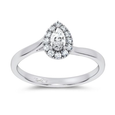 14K 0.33CT Certified Lab Grown Promise Ring