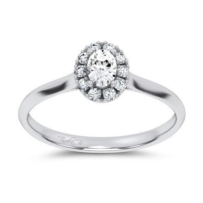 14K 0.33CT Certified Lab Grown Promise Ring