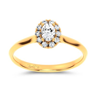14K 0.33CT Certified Lab Grown Promise Ring