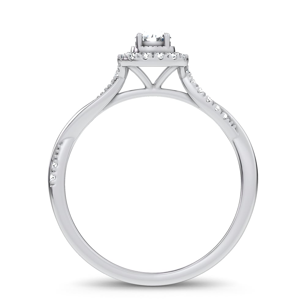 14K 0.33CT Certified Lab Grown Ring - Image 3