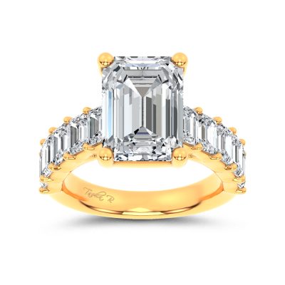 14K 7.00 CT Lab Grown Diamond Ring