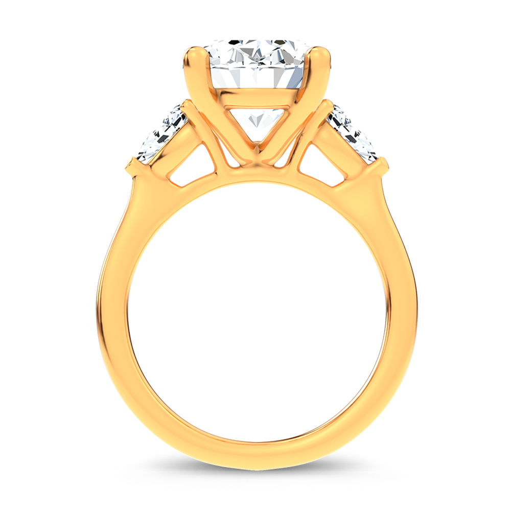 14K 6.61CT Certified Lab Grown Engagement Ring - Image 3