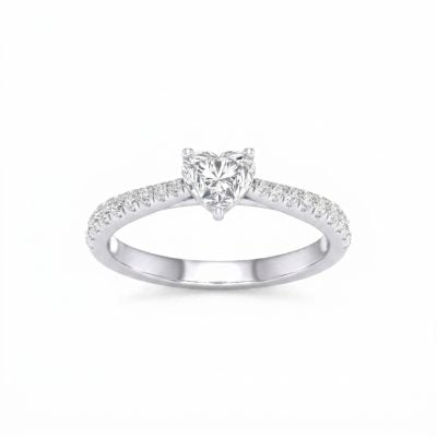 14K 0.75 CT Lab Grown Diamond Ring