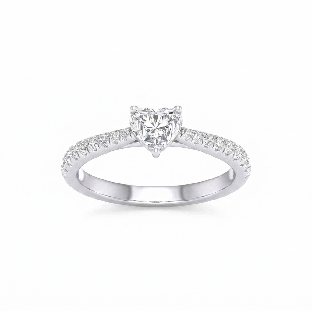 14K 0.75 CT Lab Grown Diamond Ring