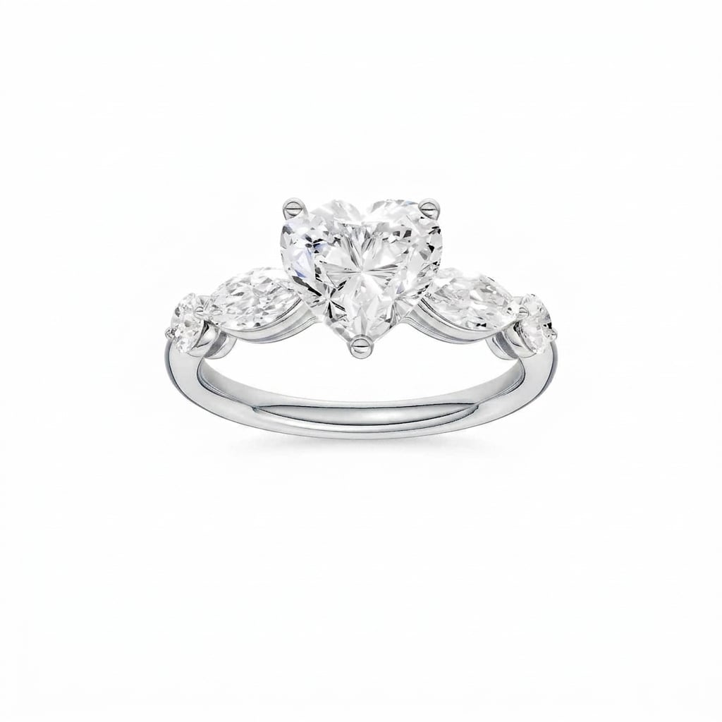 14K 2.10 CT Lab Grown Diamond Ring