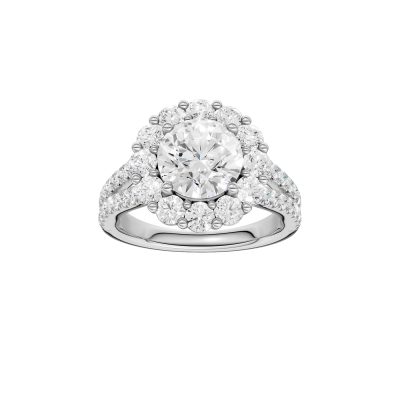 14K 3.25CT Certified Lab Grown Diamond Ring