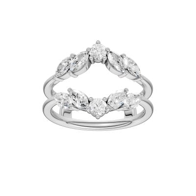 14K 1.00CT Certified Lab Grown Diamond Ring Guard