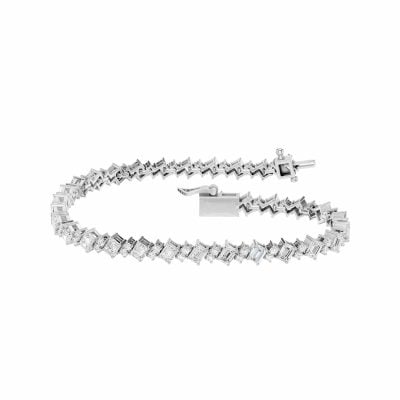 14K 5.00 CT Lab Grown Diamond Fancy Bracelet