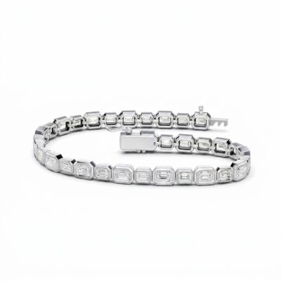 14K 5.00 CT Lab Grown Diamond Fancy Bracelet