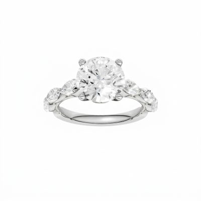 14K 3.74 CT Lab Grown Diamond Ring