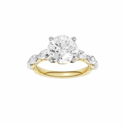14K 3.74 CT Lab Grown Diamond Ring