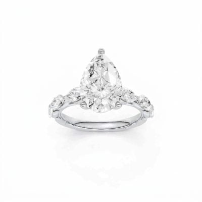 14K 3.75 CT Lab Grown Diamond Ring