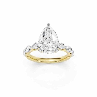 14K 3.75 CT Lab Grown Diamond Ring